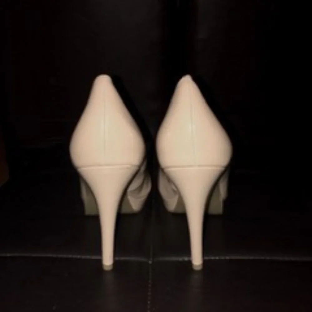 (NEW) Worthington - Nude Patent Leather Heels - Size 11 - Picture 4 of 9